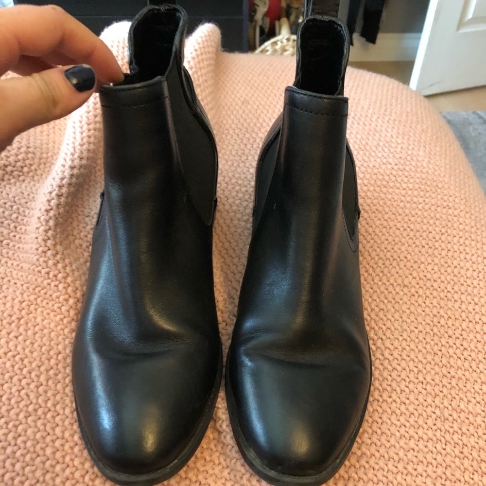 Steve Madden Black Ankle Boots